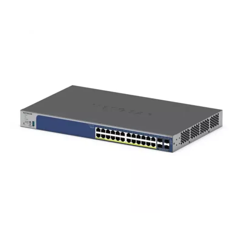 NETGEAR 28 prievadų PoE Gigabit/10G jungiamas išmanusis komutatorius (GS728TXP)