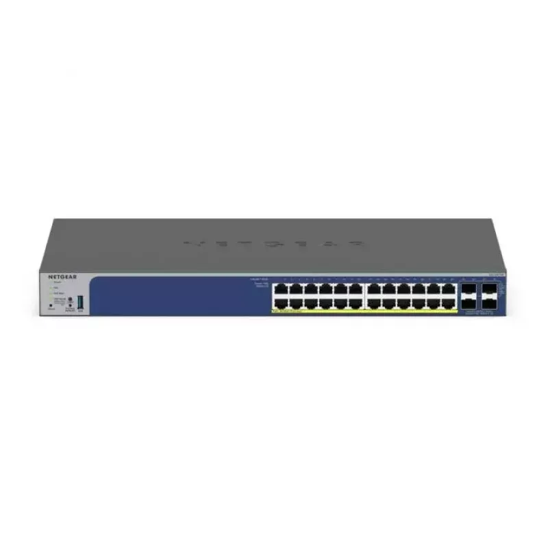 NETGEAR 28 prievadų PoE Gigabit/10G jungiamas išmanusis komutatorius (GS728TXP)