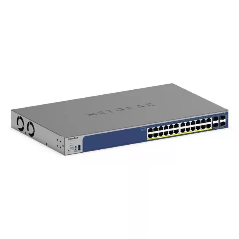 NETGEAR 28 prievadų PoE Gigabit/10G jungiamas išmanusis komutatorius (GS728TXP)