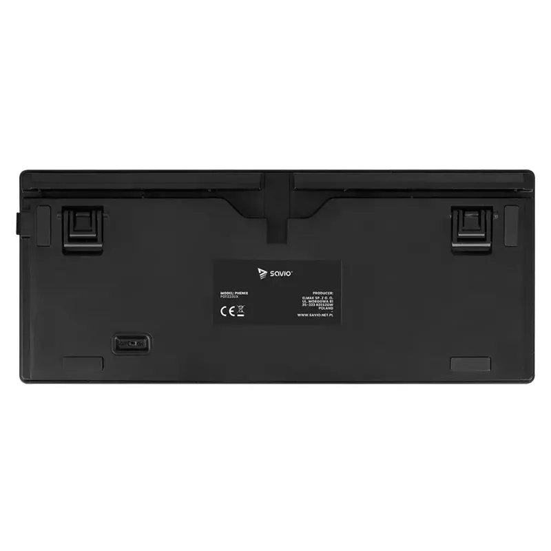 Žaidimų klaviatūra Savio SAVGK-PHENIX Geltona USB RF belaidė Bluetooth mechaninė 82 klavišai RGB