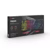 Žaidimų klaviatūra Savio SAVGK-PHENIX Geltona USB RF belaidė Bluetooth mechaninė 82 klavišai RGB