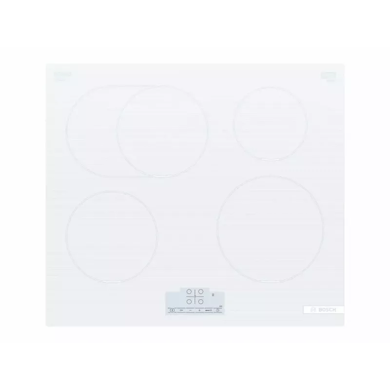 Indukcinė kaitlentė Bosch Serie 6 PIF612BB1E, 4 zonų, įmontuojama, 60 cm, balta, jutiklinis valdymas