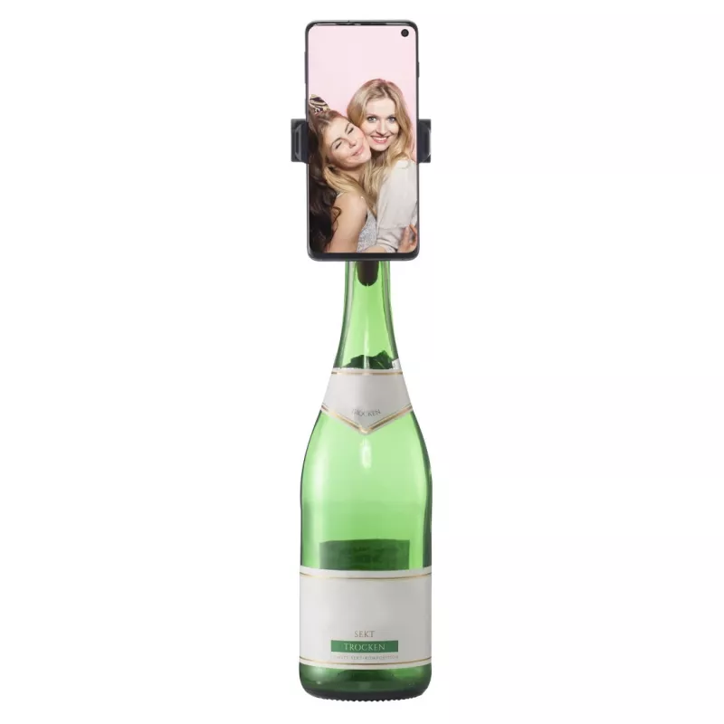 Hama Bottle Pod Fun pasyvus laikiklis mobiliesiems telefonams / išmaniesiems telefonams juoda, raudona