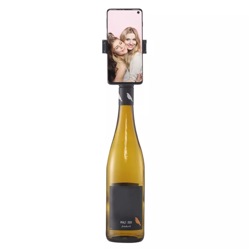 Hama Bottle Pod Fun pasyvus laikiklis mobiliesiems telefonams / išmaniesiems telefonams juoda, raudona