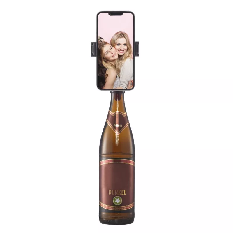 Hama Bottle Pod Fun pasyvus laikiklis mobiliesiems telefonams / išmaniesiems telefonams juoda, raudona