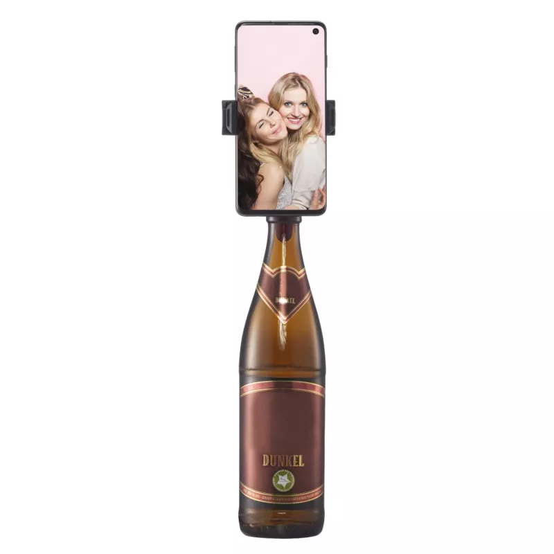 Hama Bottle Pod Fun pasyvus laikiklis mobiliesiems telefonams / išmaniesiems telefonams juoda, raudona