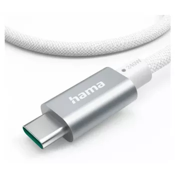 Hama Full-Featured USB kabelis USB 3.2 Gen 2 (3.1 Gen 2) 1.5 m USB C Balta