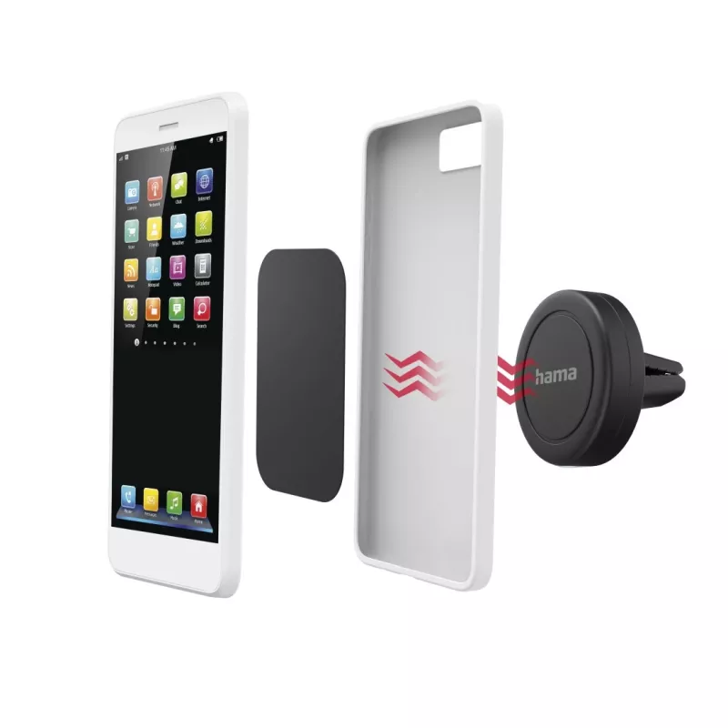 Hama Magnet Passive laikiklis Mobilusis telefonas Išmanusis telefonas Juoda 00201517