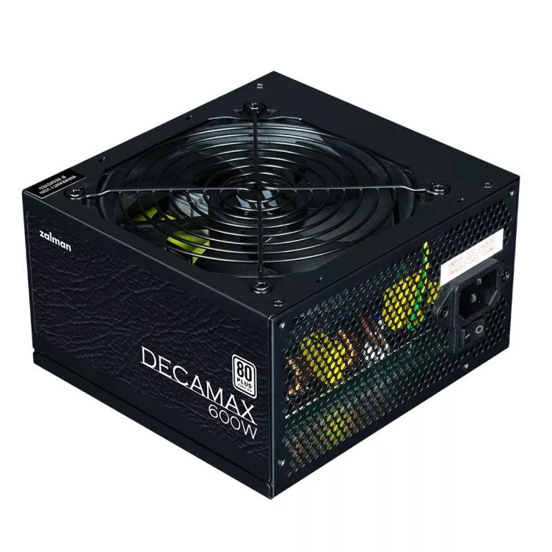 Zalman Decamax maitinimo blokas 600 W ATX juodas