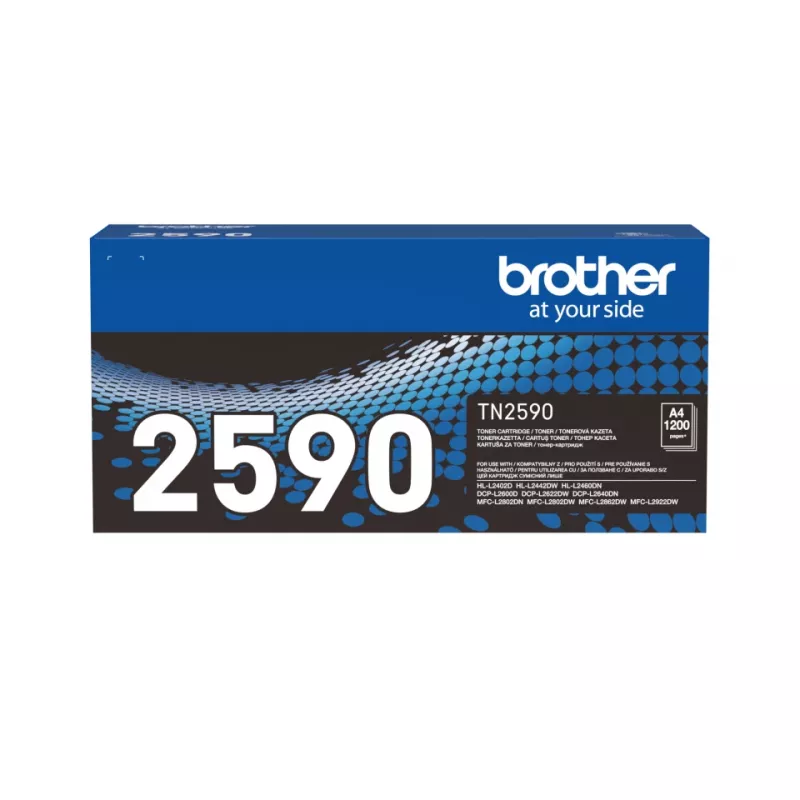 Brother TN-2590 dažų kasetė 1 vnt. Originali juoda