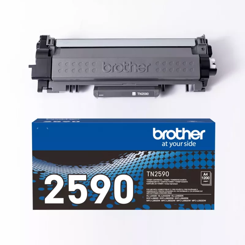 Brother TN-2590 dažų kasetė 1 vnt. Originali juoda