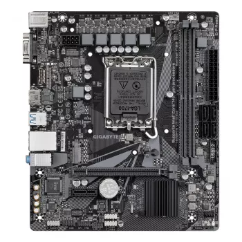 GIGABYTE H610M H V3 DDR4 pagrindinė plokštė - palaiko Intel Core 14-os kartos procesorius, 4+1+1 hibridinių fazių skaitmeninis VRM, iki 3200MHz DDR4, 1xPCIe 3.0 M.2, GbE LAN, USB 3.2 Gen 1