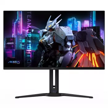 GIGABYTE AORUS FO32U2 32” OLED žaidimų monitorius - 3840 x 2160 (UHD), 240 Hz, 0,03 ms, KVM, 250 cd/m², FreeSync Premium Pro, DisplayHDR True Juoda 400, HDMI 2.1