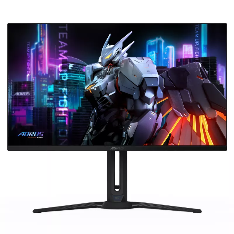 GIGABYTE AORUS FO32U2 32” OLED žaidimų monitorius - 3840 x 2160 (UHD), 240 Hz, 0,03 ms, KVM, 250 cd/m², FreeSync Premium Pro, DisplayHDR True Black 400, HDMI 2.1