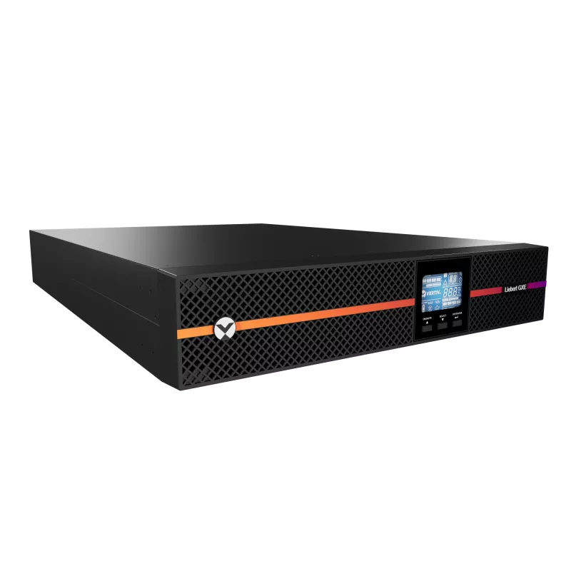 Vertiv Liebert GXE3-3000IRT2UXL nepertraukiamo maitinimo šaltinis (UPS) Dvigubo keitimo (Online) 3 kVA 2700 W 9 kintamosios srovės lizdai (-ų)