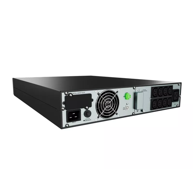 Vertiv Liebert GXE3-3000IRT2UXL nepertraukiamo maitinimo šaltinis (UPS) Dvigubo keitimo (Online) 3 kVA 2700 W 9 kintamosios srovės lizdai (-ų)
