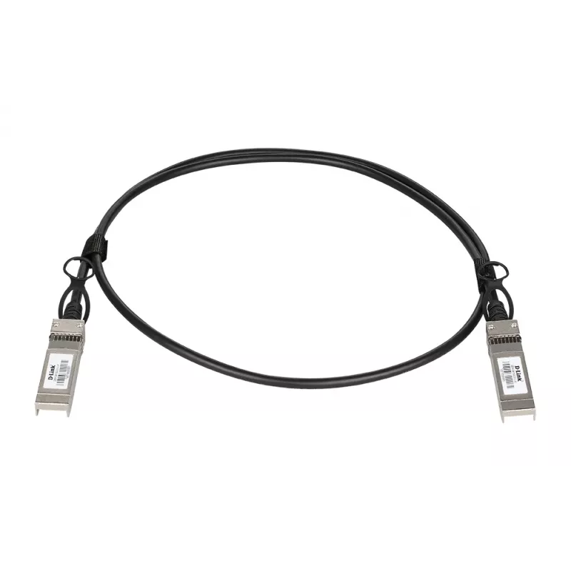 D-Link DEM-CB100S28 InfiniBand / šviesolaidinis kabelis 1 m SFP28 juodas, sidabrinis