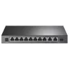 TP-Link 10 prievadų gigabitinis stalinis komutatorius su 6 prievadų PoE+ ir 2 prievadų PoE++