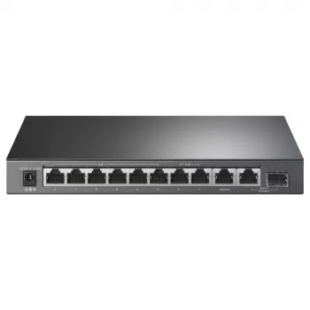 TP-Link 10 prievadų gigabitinis stalinis komutatorius su 6 prievadų PoE+ ir 2 prievadų PoE++