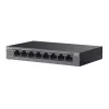 TP-Link LiteWave 8 prievadų gigabitinis stalinis komutatorius su 8 PoE+ prievadais
