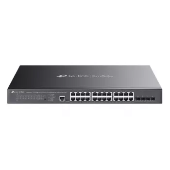 TP-Link Omada SG3428XMPP tinklo komutatorius Valdomas L2+ Gigabit Ethernet (10/100/1000) Power over Ethernet (PoE) 1U Juoda