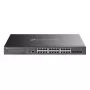 TP-Link Omada SG3428XMPP tinklo komutatorius Valdomas L2+ Gigabit Ethernet (10/100/1000) Power over Ethernet (PoE) 1U Juoda