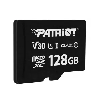 „MicroSDXC“ atminties kortelė PATRIOT VX Series 128 GB UHS-I U3 V30 Class 10 — skaitymo greitis 90 MB/s, rašymo greitis 80 MB/s