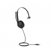 Yealink UH35 Mono Teams USB-A ausinės, laidinės, 20–20000 Hz, biurui / skambučių centrui, 96,5 g, ausinės, juodos