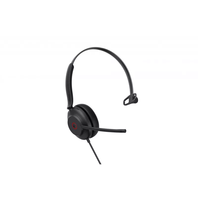 Yealink UH35 Mono Teams USB-A ausinės, laidinės, 20–20000 Hz, biurui / skambučių centrui, 96,5 g, ausinės, juodos