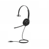 Yealink UH35 Mono Teams USB-A ausinės, laidinės, 20–20000 Hz, biurui / skambučių centrui, 96,5 g, ausinės, juodos