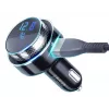 FM siųstuvas 3MK Hyper Car 87.5 - 99.8 MHz USB Juodas