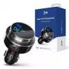 FM siųstuvas 3MK Hyper Car 87.5 - 99.8 MHz USB Juodas