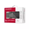 Sieninis kroviklis Axagon ACU-PD20 1x QC3.0/AFC/FCP/PD Type-C 20 W juodas