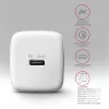 Axagon ACU-PD20W sieninis įkroviklis 1x QC3.0/AFC/FCP/PD type-C 20W baltas Mobilusis telefonas, Išmanusis telefonas, Išmanusis laikrodis, Planšetinis kompiuteris, Universalus, Laikrodis Kintamosios srovės Greitasis įkrovimas Vidaus