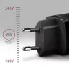 Axagon ACU-PD30 PD3.0 & QC4+ 1x IŠĖJIMO sieninis įkroviklis 30W, vidaus, kintamoji srovė, juodas