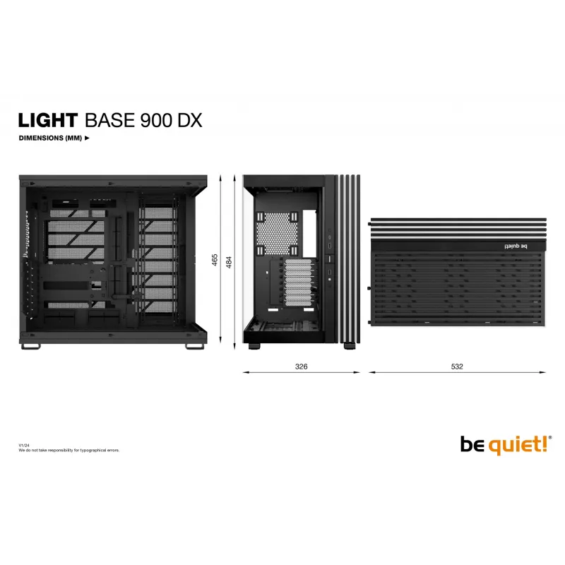 be quiet LIGHT BASE 900 DX Juoda Full Tower