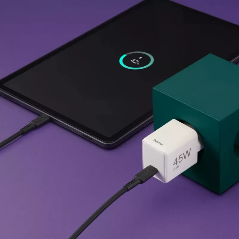 Hama 00201983 mobiliojo įrenginio įkroviklis Ausinės, Nešiojamas kompiuteris, Power bank, Išmanusis telefonas, Planšetė Baltas AC Greitas įkrovimas Vidaus