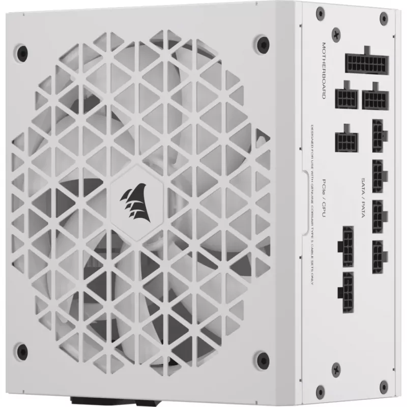 CORSAIR maitinimo blokas - Rm750x Shift 80 Plus Gold visiškai modulinis ATX - baltas