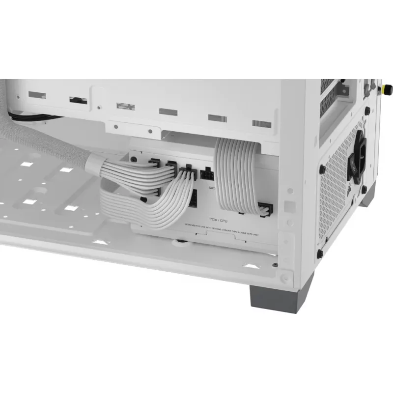 CORSAIR maitinimo blokas - Rm750x Shift 80 Plus Gold visiškai modulinis ATX - baltas