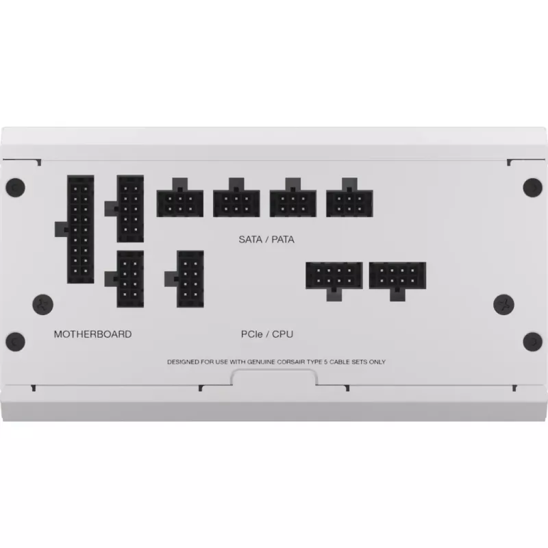 CORSAIR maitinimo blokas - Rm750x Shift 80 Plus Gold visiškai modulinis ATX - baltas