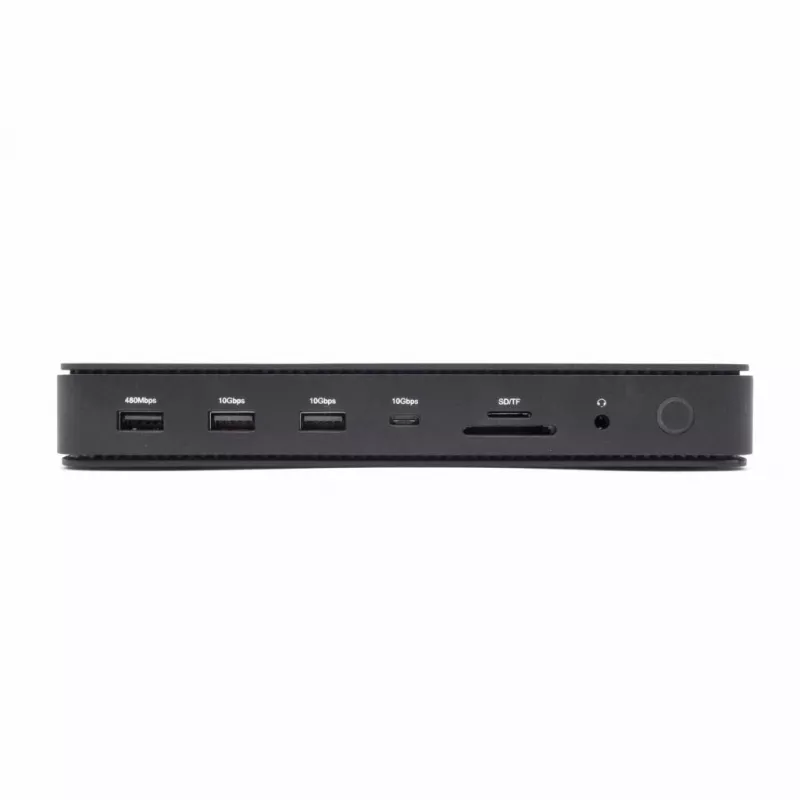“i-tec” Thunderbolt 4 dviejų DisplayPort dokinimo stotis PRO + 92 W maitinimo tiekimas