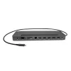 i-tec Metal SB-C Ergonomic 4K 3x Display Docking Station su maitinimo tiekimu 85 W + universalus įkroviklis 100 W