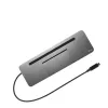 i-tec Metal SB-C Ergonomic 4K 3x Display Docking Station su maitinimo tiekimu 85 W + universalus įkroviklis 100 W