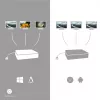 i-tec Metal SB-C Ergonomic 4K 3x Display Docking Station su maitinimo tiekimu 85 W + universalus įkroviklis 100 W