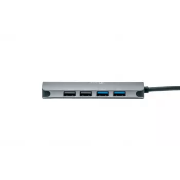 i-tec Metal USB-C Nano 2x Display Docking Station su PD 100 W + Įkroviklis 100W