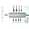 i-tec Metal USB-C Nano 2x Display Docking Station su PD 100 W + Įkroviklis 100W