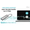 i-tec Metal USB-C Nano 2x Display Docking Station su PD 100 W + Įkroviklis 100W