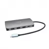 i-tec Metal USB-C Nano Dock HDMI/VGA su LAN ir 100 W įkrovikliu