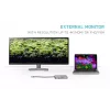 i-tec Metal USB-C Nano Dock HDMI/VGA su LAN ir 100 W įkrovikliu