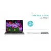 i-tec Metal USB-C Nano Dock HDMI/VGA su LAN ir 100 W įkrovikliu